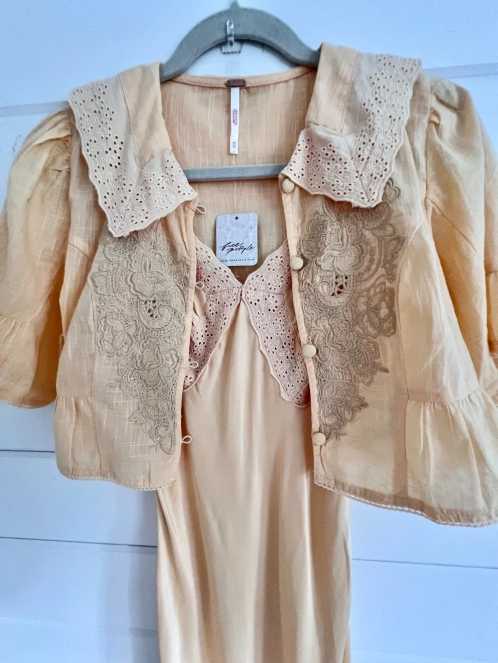 Free People Sweet Tea Bed - Jacket & Midi Dress Set